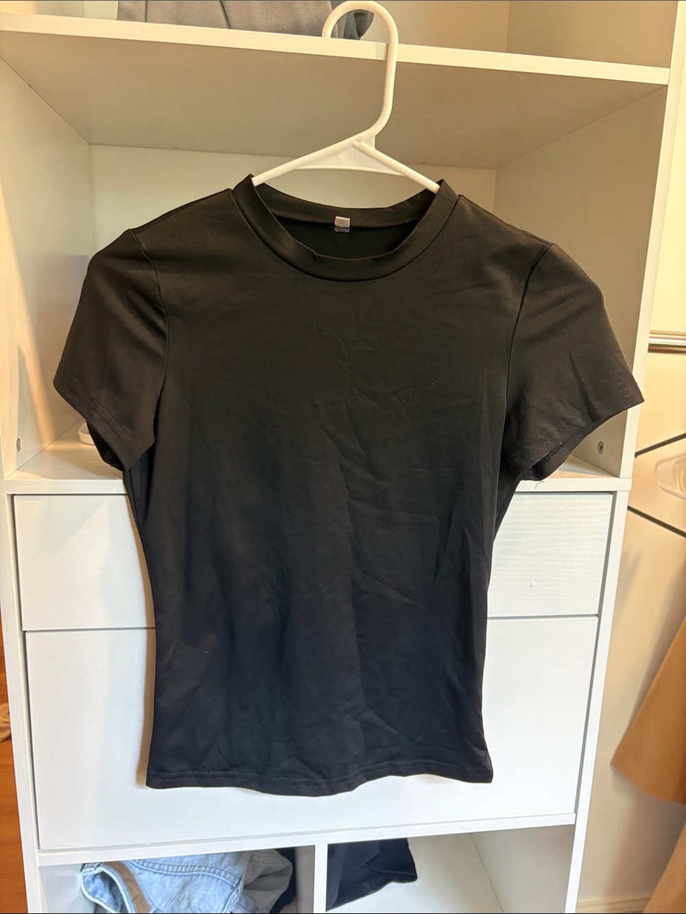 Classic Black Crew Neck Tee